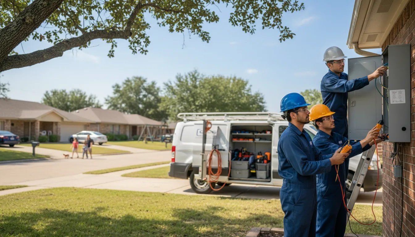 Certified electrician providing emergency electrical services in Athens, LA